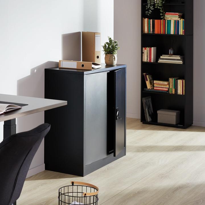 Image du produit tectake Armoire de classement (90 x 40 x 90 cm)