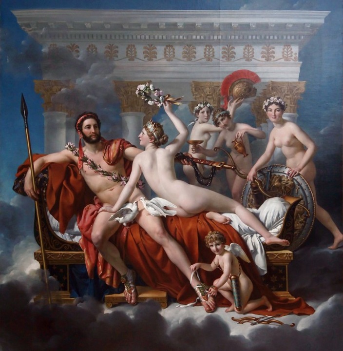 Produktbild Grafika Puzzle 1000 pieces Jacques-Louis David: Mars Being Disarmed by Venus (1000 Teile)