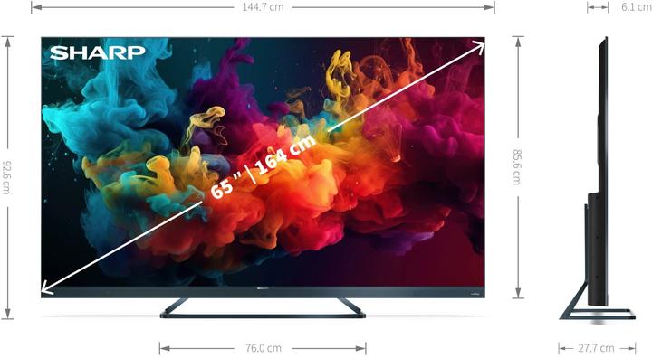 Produktbild Sharp 65FQ5EG (65", QLED, 4K, 2023)