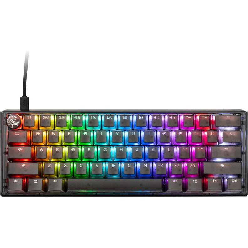 Thumbnail - Ducky One 3 Aura Black Mini Gaming Tastatur, RGB LED - MX-Red (US) (US, Kabelgebunden), Tastatur, Schwarz