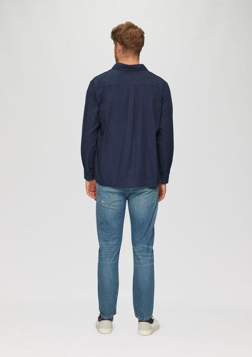 Image du produit S.Oliver Hemd Lässiges Overshirt mit Fischgrat-Struktur (M)