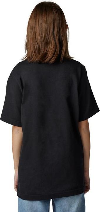 Actual product image Fox Tee 23 Yth Barb Wire Ii Ss Blk Ym (M)