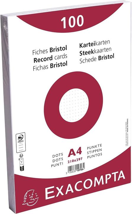 Image du produit Exacompta Schede Indice (A4, 1000x)