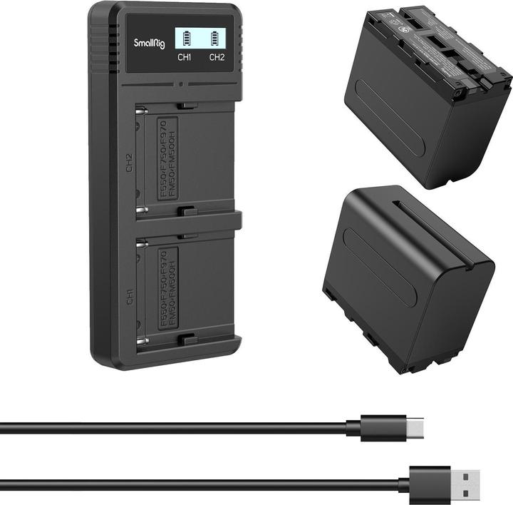 Actual product image SmallRig 3823 NP-F970 (Rechargeable battery, Charger)