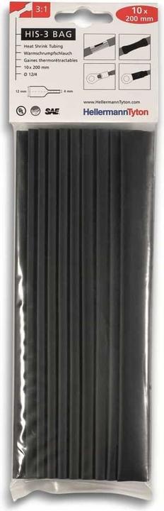 Produktbild HellermannTyton Schrumpfschlauchsortiment Rot (10 x)