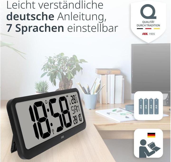 Actual product image ADE Radio-controlled clock