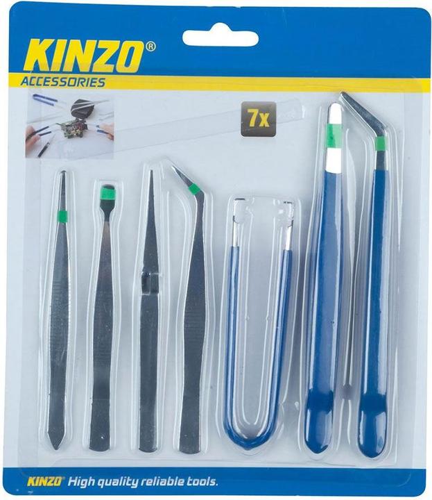 Produktbild Kinzo Tweezers 7pcs ass