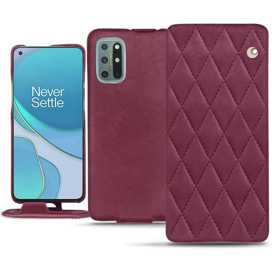 Noreve Lederschutzhülle vertikal (OnePlus 8T), Smartphone Hülle, Violett