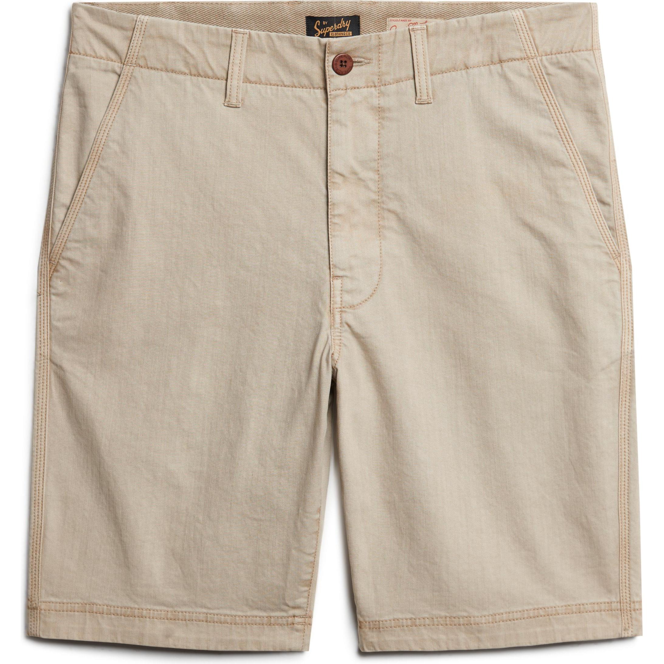Thumbnail - Superdry, Herren, Shorts, Vintage International Short, Grau, (36)