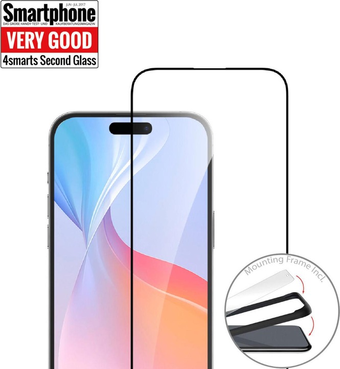 Actual product image 4smarts Second Glass (1 Piece, Apple iPhone 16)