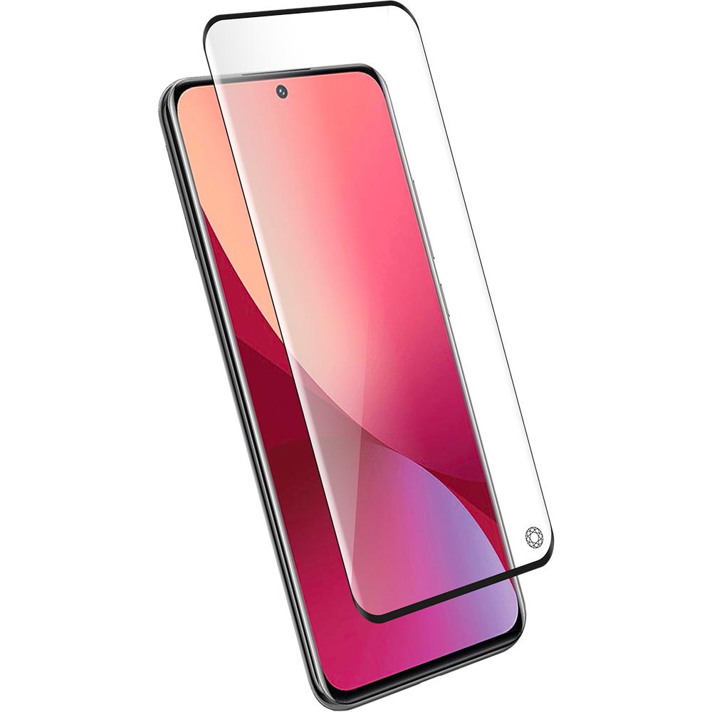 Bigben Connected Life Displayschutz aus Glas (1 Stück, Xiaomi 12), Smartphone Schutzfolie, Schwarz