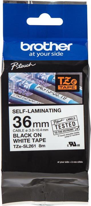 Actual product image Brother TZE-SL261 (4 cm, White)