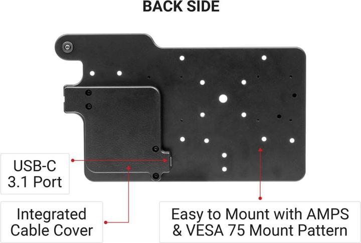 Actual product image Brodit ModTek Dock (basic holder) for Apple devices