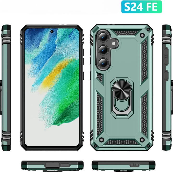 Actual product image Cover-Discount FE - Robust back cover with kickstand (Samsung Galaxy S24 FE)