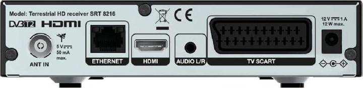 Actual product image Strong SRT8216 HD Receiver DVB-T2 (DVB-T2)