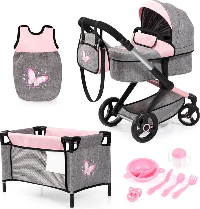 Bayer Dolls pram Xeo mega set (17033AD)