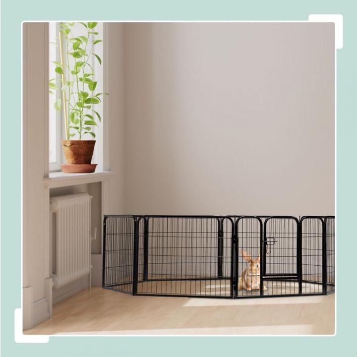 Immagine prodotto Relaxdays Recinzione per cuccioli con pavimento