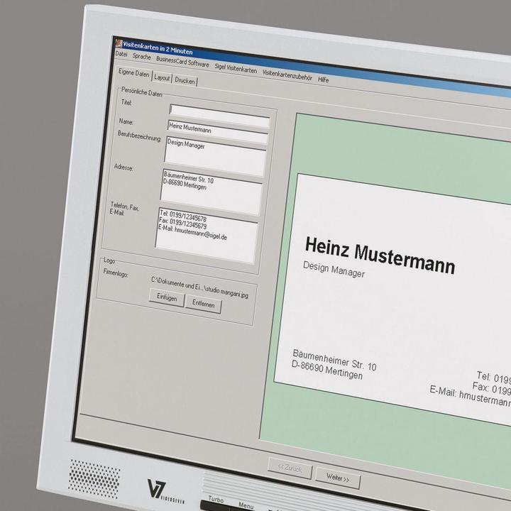 Immagine prodotto Sigel 3C Biglietti da visita Matt (85 x 55 mm)