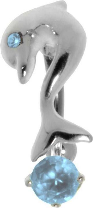 Immagine prodotto Bijouteria Piercing ventre (Zirconia, Argento 925, Acciaio chirurgico 316L)