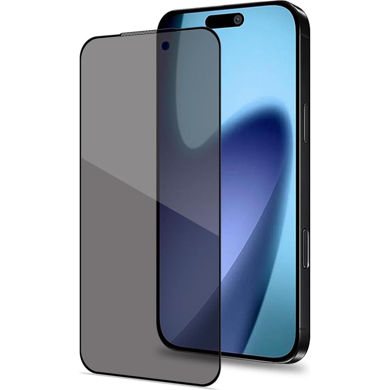 Celly Privacy Full Glass für Apple iPhone (Apple iPhone X), Smartphone Schutzfolie