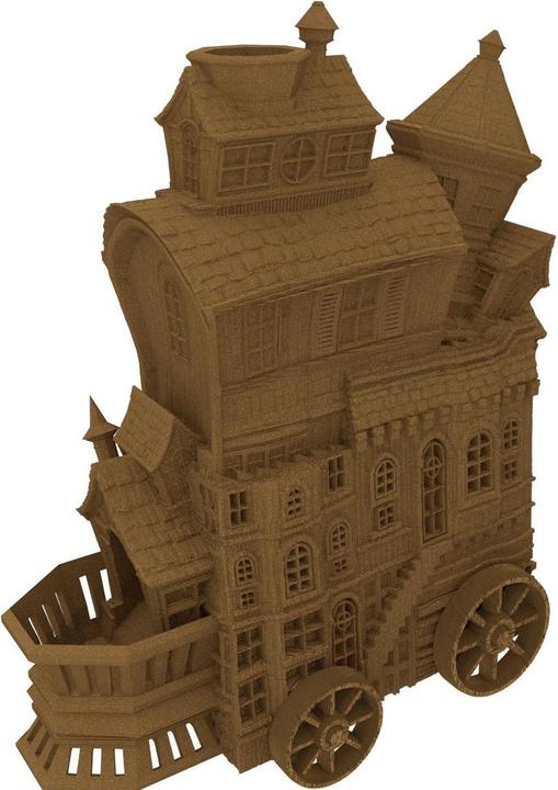 Produktbild Feldherr Fates End Würfelturm Merchant Gold 3D-gedruckt für Tabletop (Kunststoff)