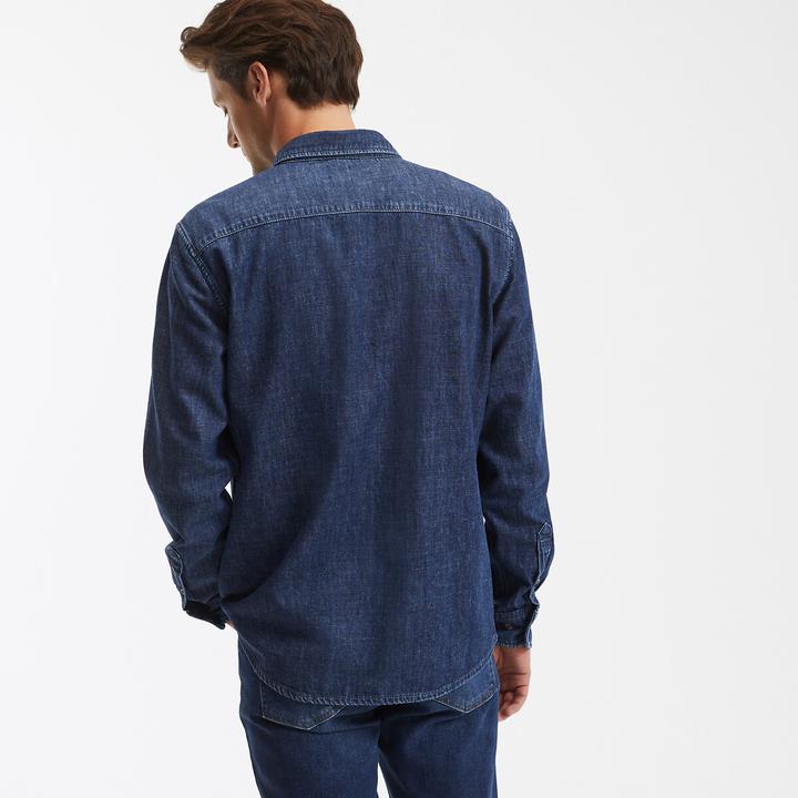 Immagine prodotto La Redoute Collections Camicia in denim con colletto abbottonato (S)