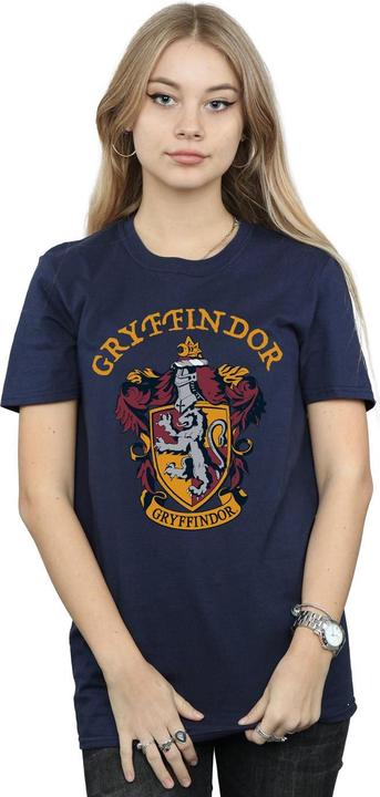 Actual product image Womens/Ladies Gryffindor Cotton Boyfriend T-Shirt (S)