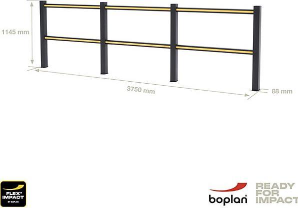 Produktbild Boplan Schutzgeländer Flex Impact® HD Light