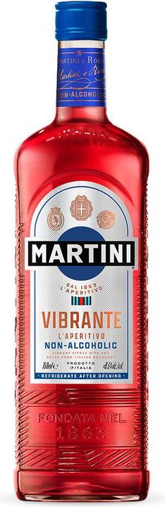 Produktbild Martini Vibrante (0 %, Italien, 1 x 75 cl, Alkoholfreier Aperitif)