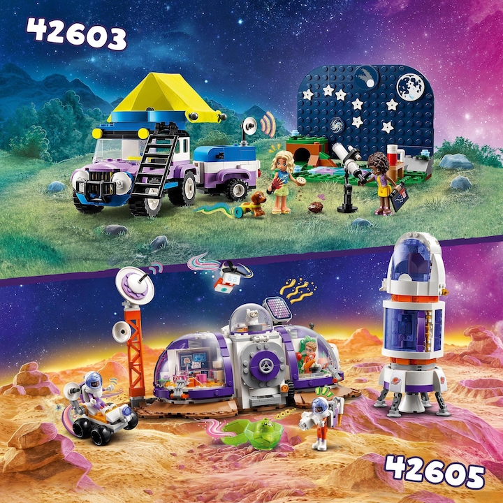 Image du produit LEGO 42605 Base spatiale martienne avec fusée (42605, LEGO Friends)