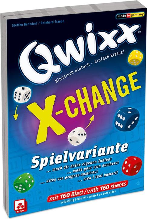 NSV Qwixx X-Change - Zusatzblöcke (Deutsch)