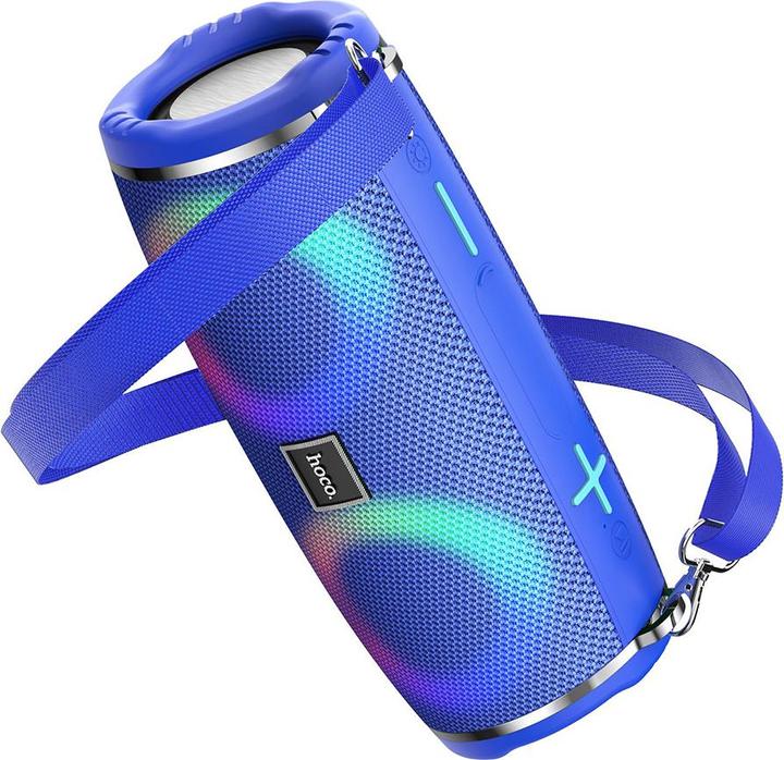 Produktbild Hoco - Wireless Speaker Sports (HC12) - Bluetooth 5.0, Shoulder Strap, 10W - Blue (2 h, Netzbetrieb)