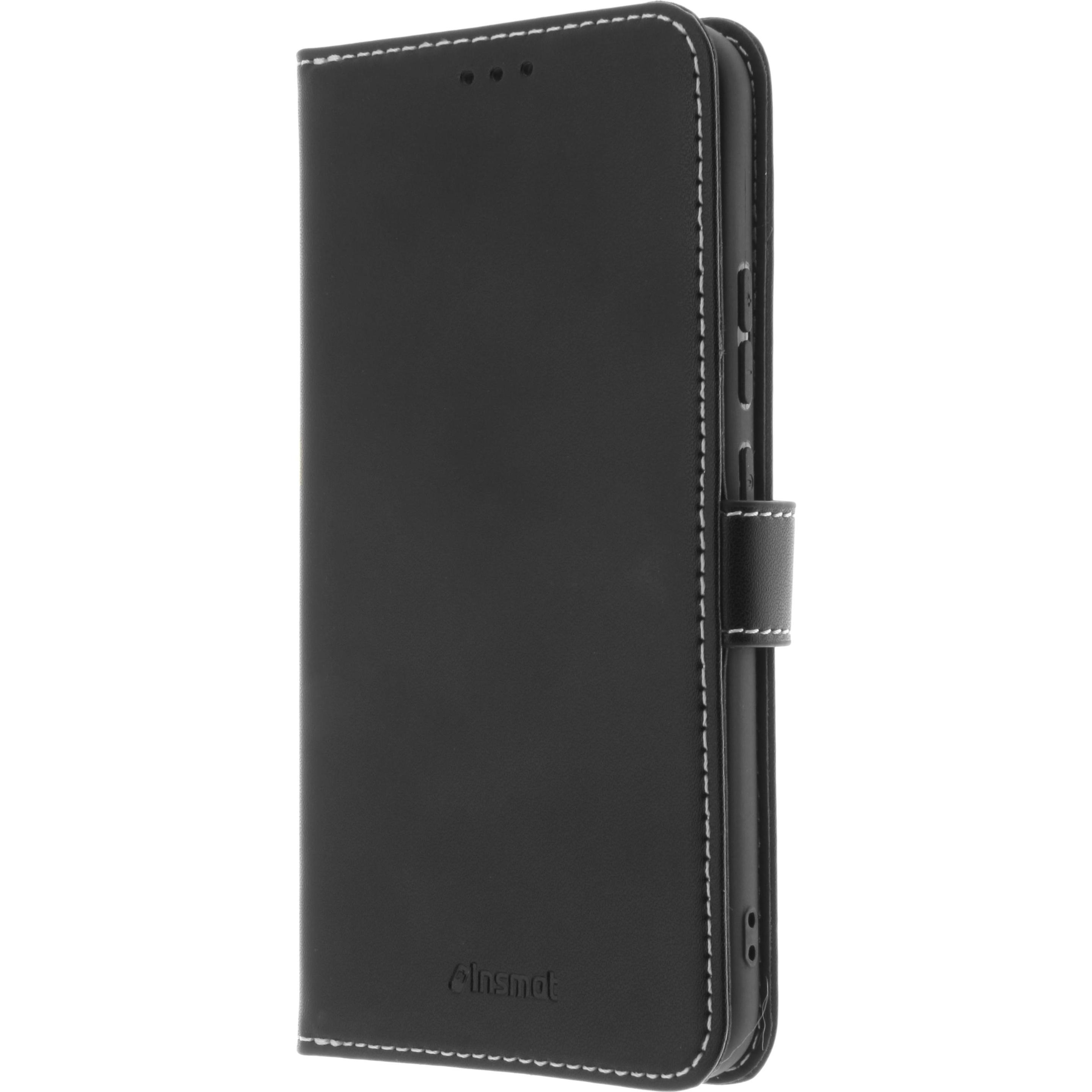 Insmat Exclusive - Flip-Hülle für Mobiltelefon - echtes Leder, thermoplastisches Polyurethan (TPU) (Samsung Galaxy A54 5...