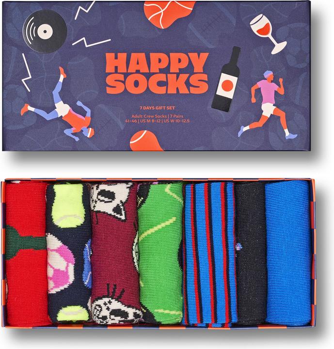 Image du produit Happy Socks 7-Pack 7 Days Gift Set (paquet de 7, 36 - 40)