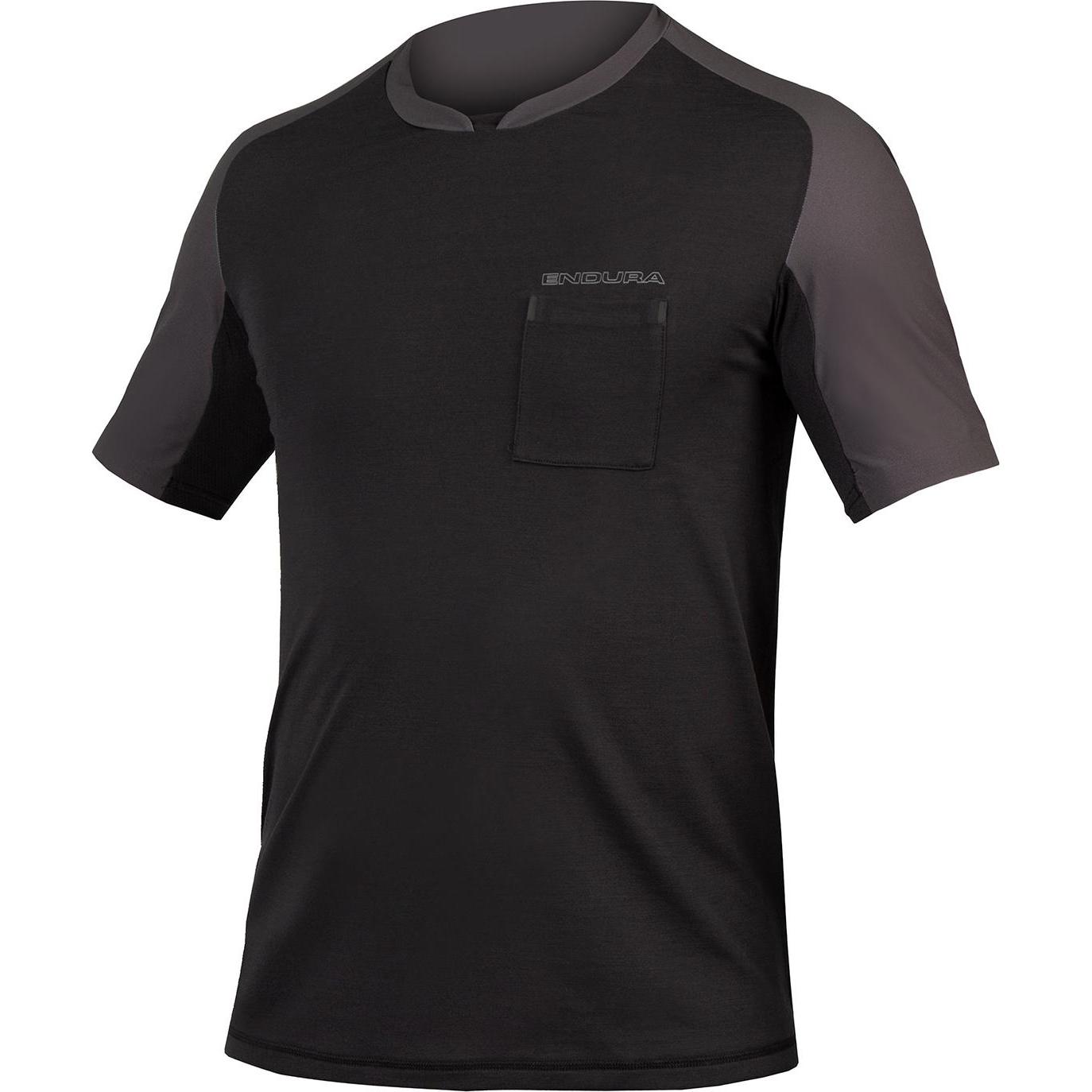 Endura, Herren, Velotrikot, GV500 Foyle T (XL), Schwarz, XL