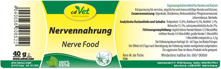 Produktbild cdVet Nervennahrung (Senior, Adult, 1 Stk., 450 g)