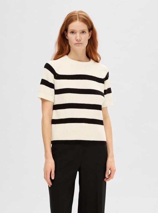 Produktbild Selected Gestreiftes Strickoberteil (L)