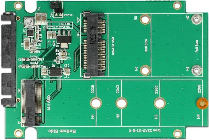 Image du produit Delock M.2 ou adaptateur mSATA vers SATA