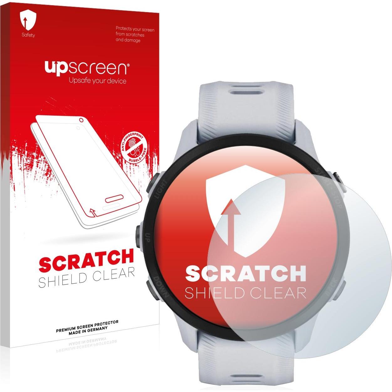 upscreen Scratch Shield Displayschutz, Smartwatch Schutzfolie, Transparent