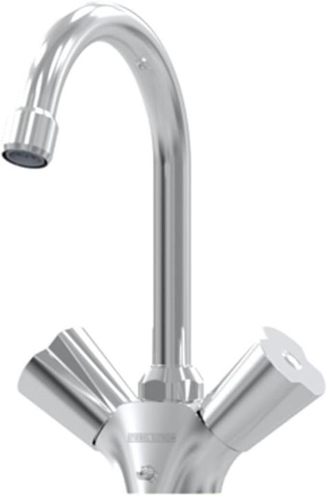 Stiebel Eltron Robinet à deux poignées WST-W, sans pression, pour chauffe-eau, montage sous évier