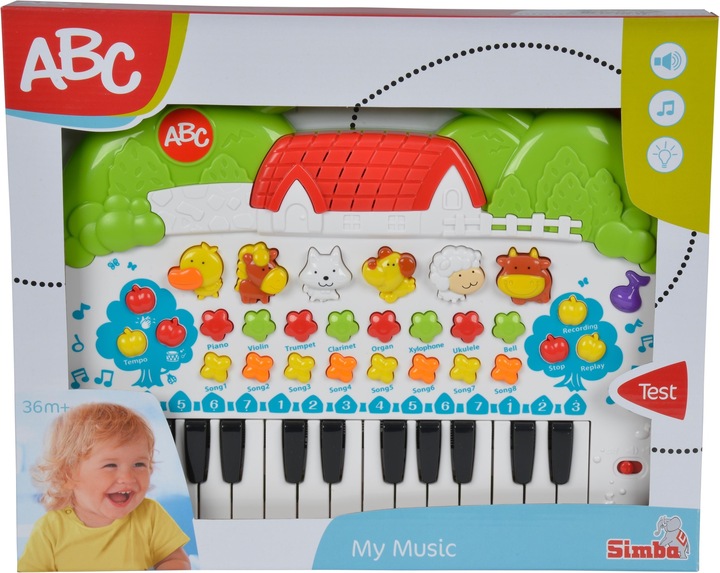 Actual product image Simba ABC Animal Keyboard (English)