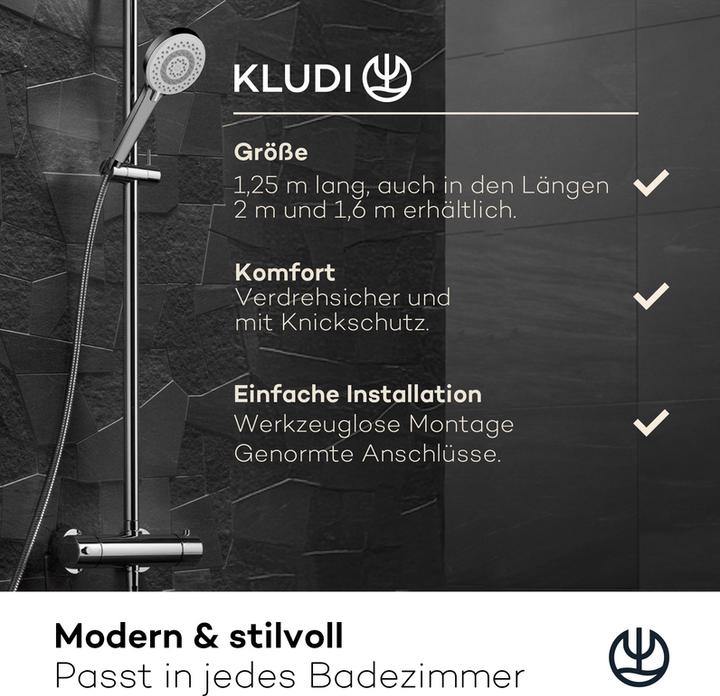 Produktbild Kludi X1 Duschschlauch (125 cm)
