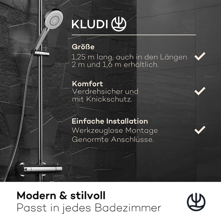 Produktbild Kludi X1 Duschschlauch (125 cm)
