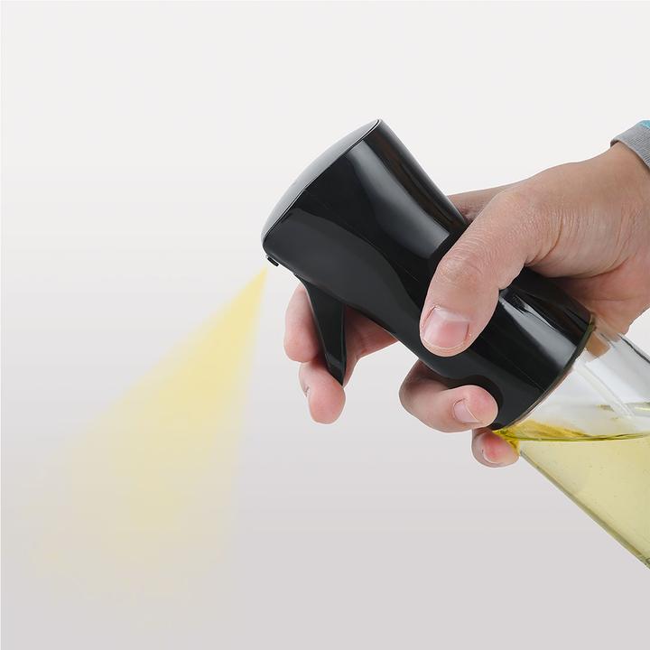 Image du produit Ideoon Premium Öl Sprüher & Essig Zerstäuber aus Glas 200ml – Ideal für Heissluftfritteuse, Salate & Grille (200 ml)