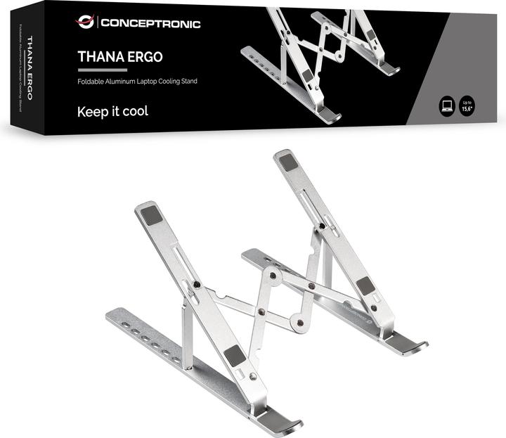 Image du produit Conceptronic Support de refroidissement 15.6"/Ergo.réglable sur 7 niveaux