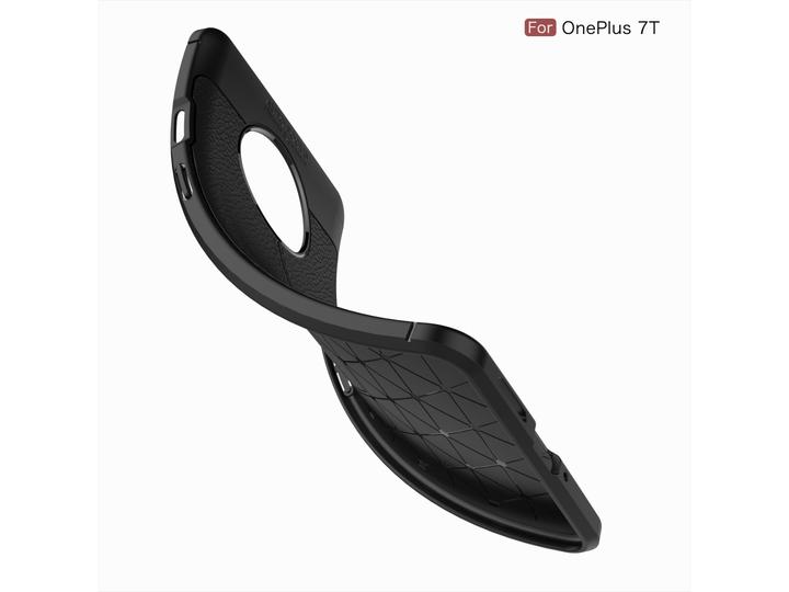 Produktbild Screenguard OnePlus 7T Hülle Leather Design TPU Cover (OnePlus 7T)