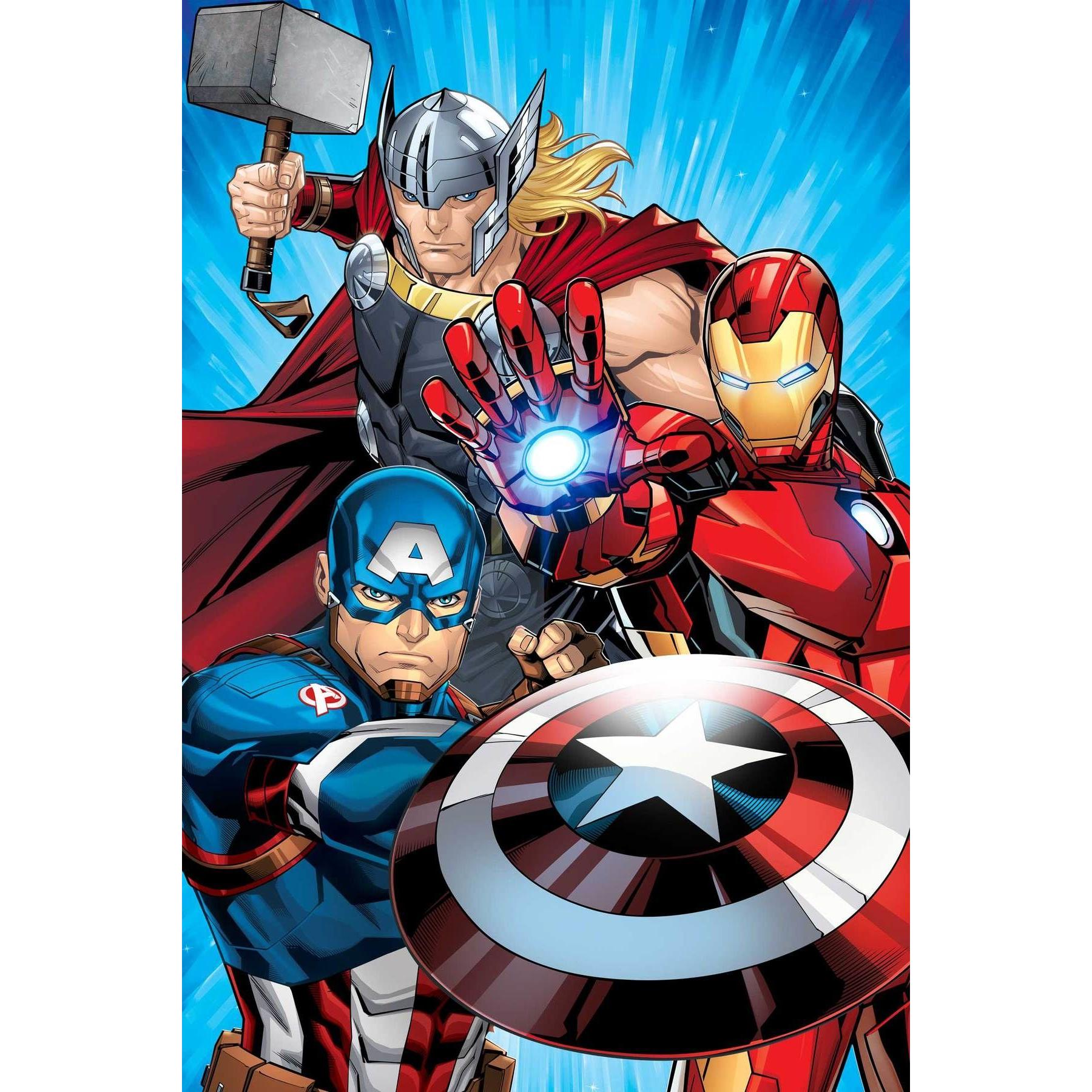 Tinisu, Decke, Marvel Avengers Kuscheldecke PlÃ¼schdecke 100 x 150 cm weiche Decke (100 x 150 cm)