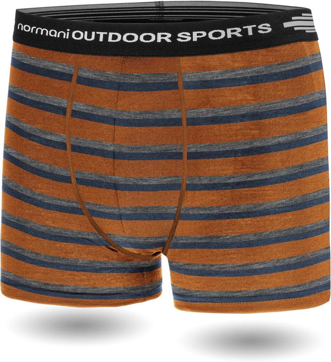 Actual product image Normani 2er Pack Herren Merino Boxershorts Unterhose - 7692 (3XL, pack of 2)