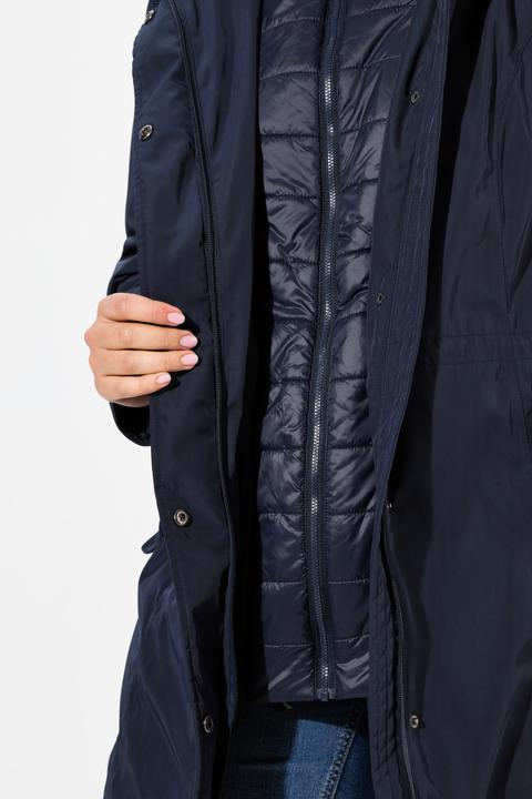 Immagine prodotto Ulla Popken Parka Performance HYPRAR con collo alto, cappuccio e materiale riciclato (46, 48)