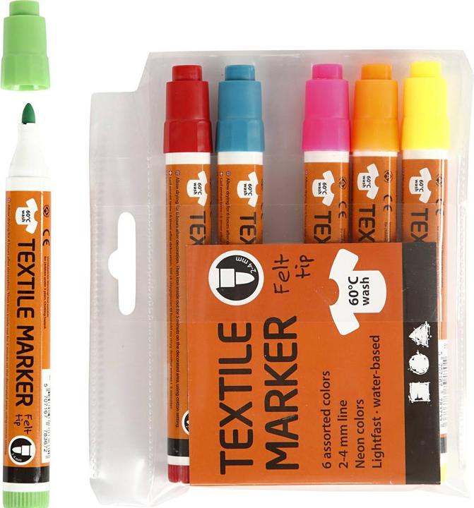 Produktbild Default Textile Markers (6x)